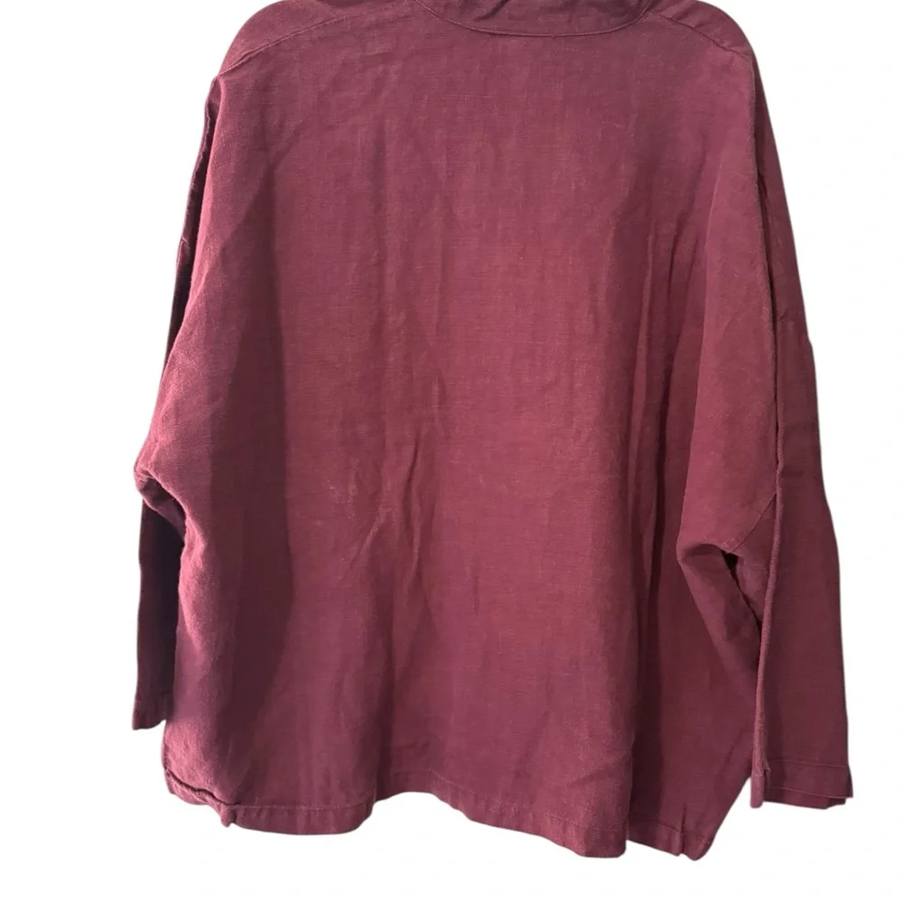 bryn Walker Danuta Linen Shirt Jacket - Picture 7 of 8